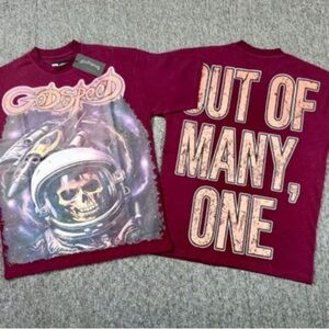 Godspeed Men's Maroon Graphic Tee